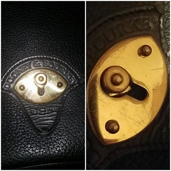 vintage Dooney & Bourke Cavalry portfolio black - Picture 8 of 8